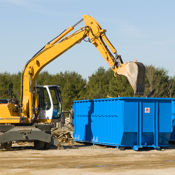 are there any restrictions on where a residential dumpster can be placed in Benton Illinois